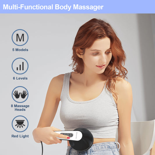 Cellulite Massager, Body Massager with 8 Massage Heads - Forbae